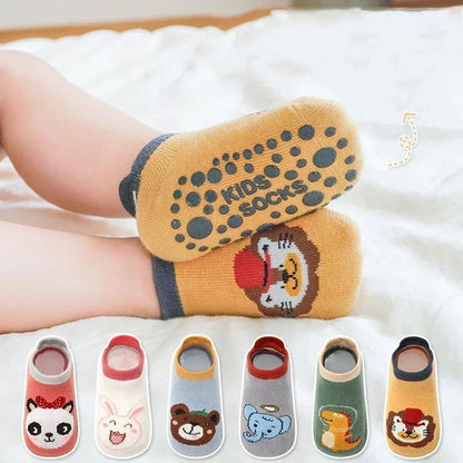 Chaussettes Antidérapantes Bébé Motif Animal 