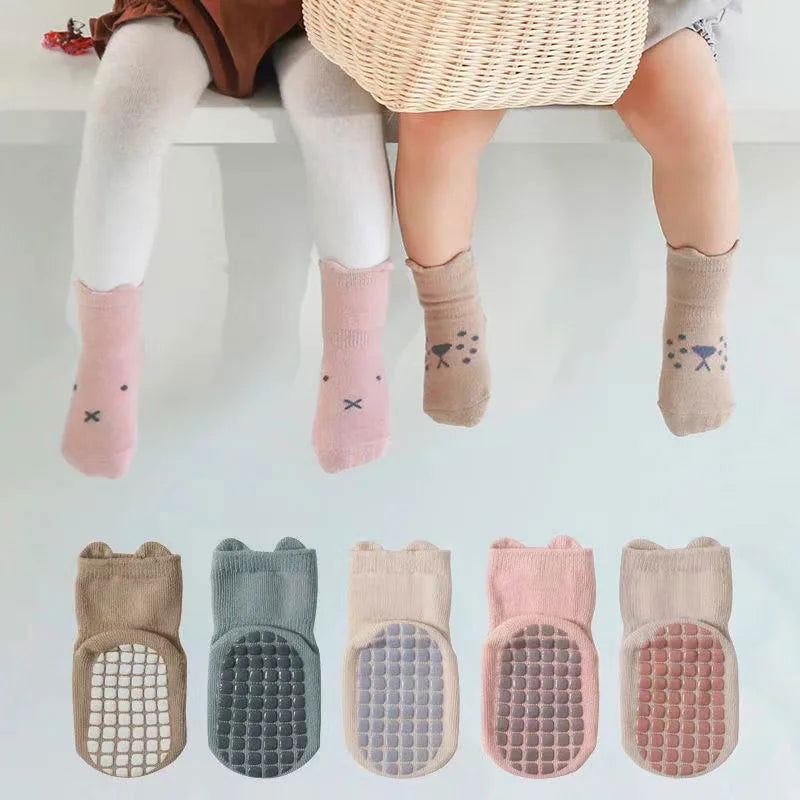 Chaussettes Antidérapantes Bébé Pack 3 