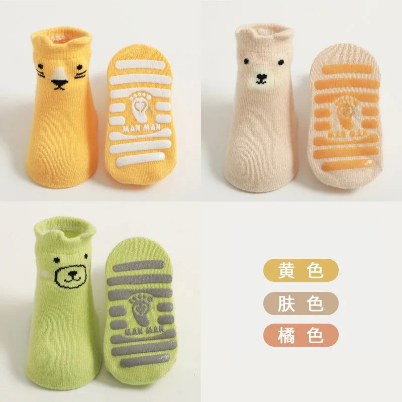 Chaussettes Antidérapantes Bébé Pack 3 