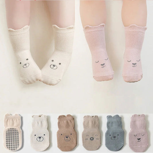 Chaussettes Antidérapantes pour Bébé Fille 