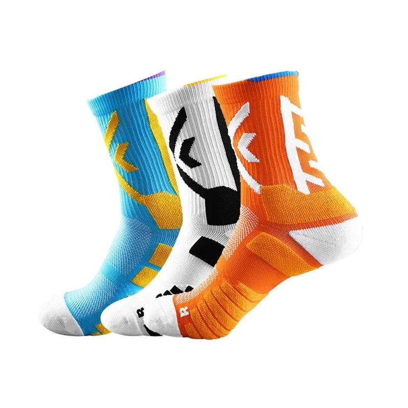 Chaussettes Basket pour Homme Pack 3 