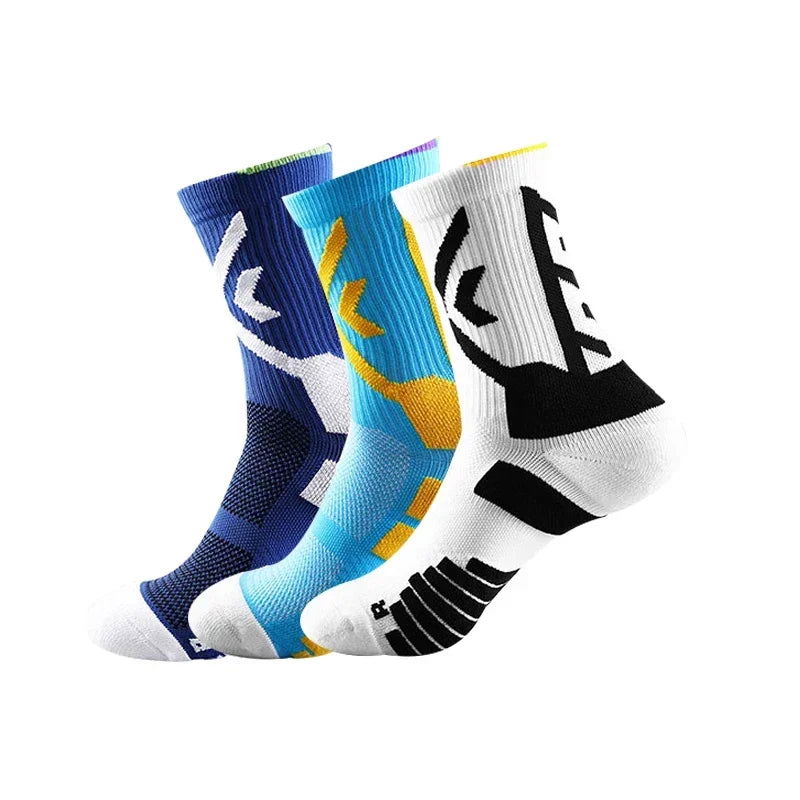 Chaussettes Basket pour Homme Pack 3 