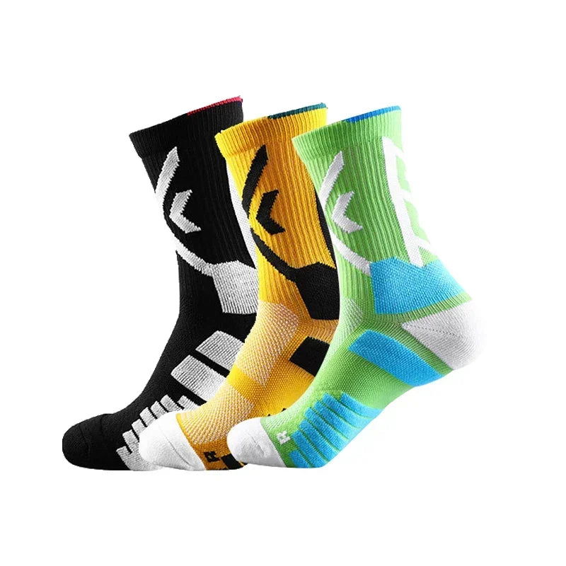 Chaussettes Basket pour Homme Pack 3 