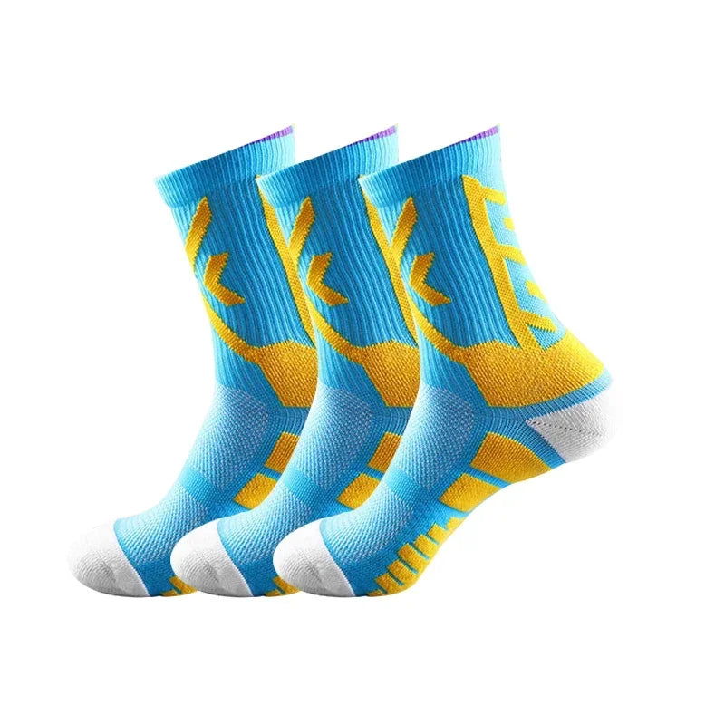 Chaussettes Basket pour Homme Pack 3 