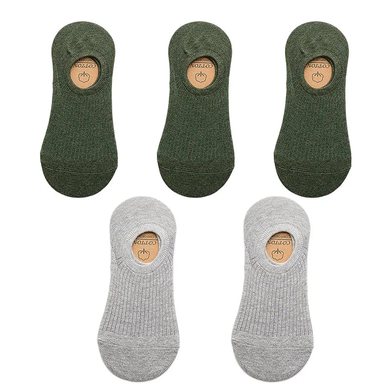 Chaussettes Basses en Coton Pack 5 