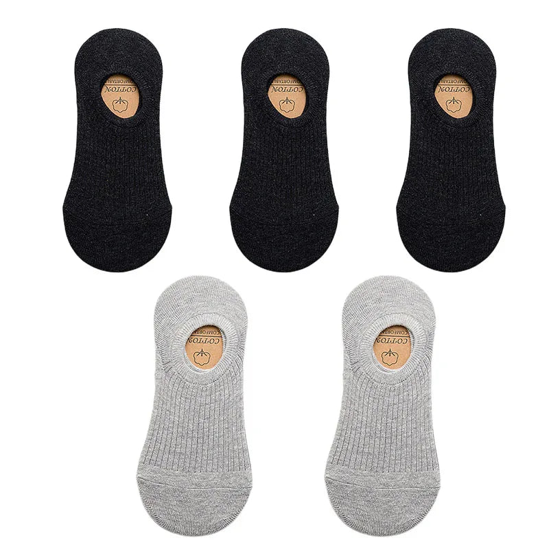 Chaussettes Basses en Coton Pack 5 