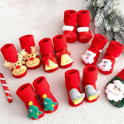 Chaussettes Bébé de Noël 