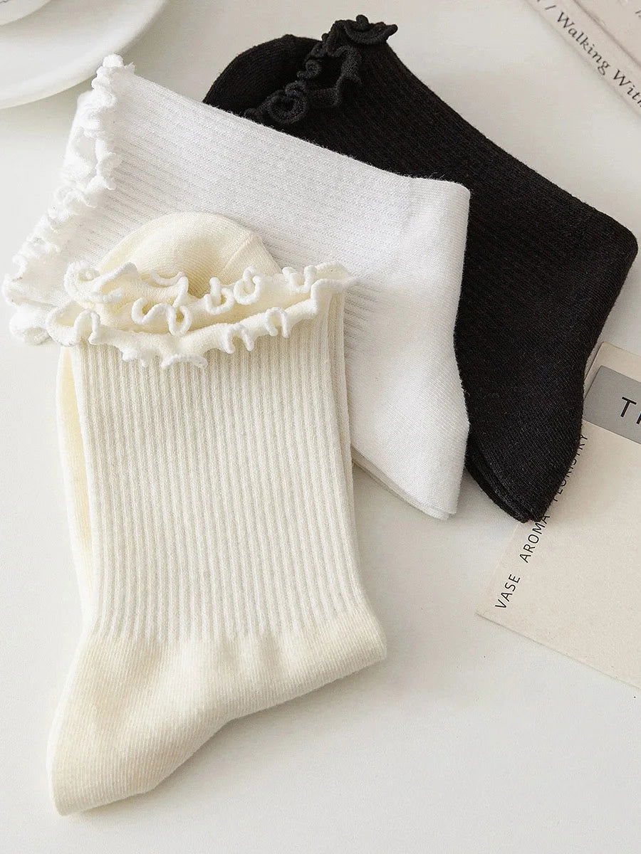 Chaussettes Blanches Pack 3 