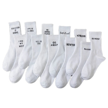 Chaussettes Blanches en Coton 