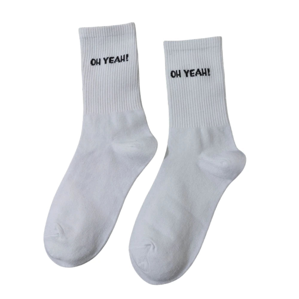 Chaussettes Blanches en Coton 