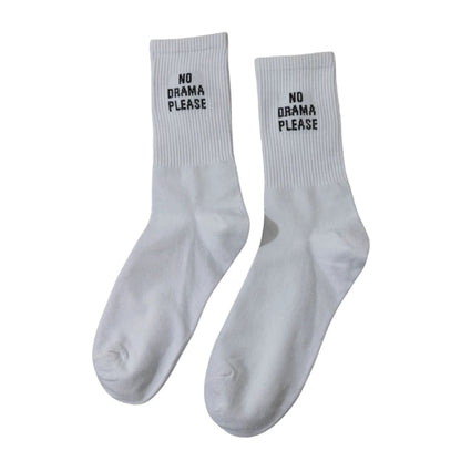 Chaussettes Blanches en Coton 