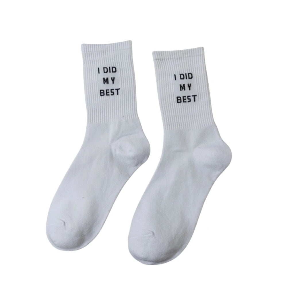 Chaussettes Blanches en Coton 