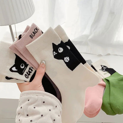 Chaussettes Chat en Coton 