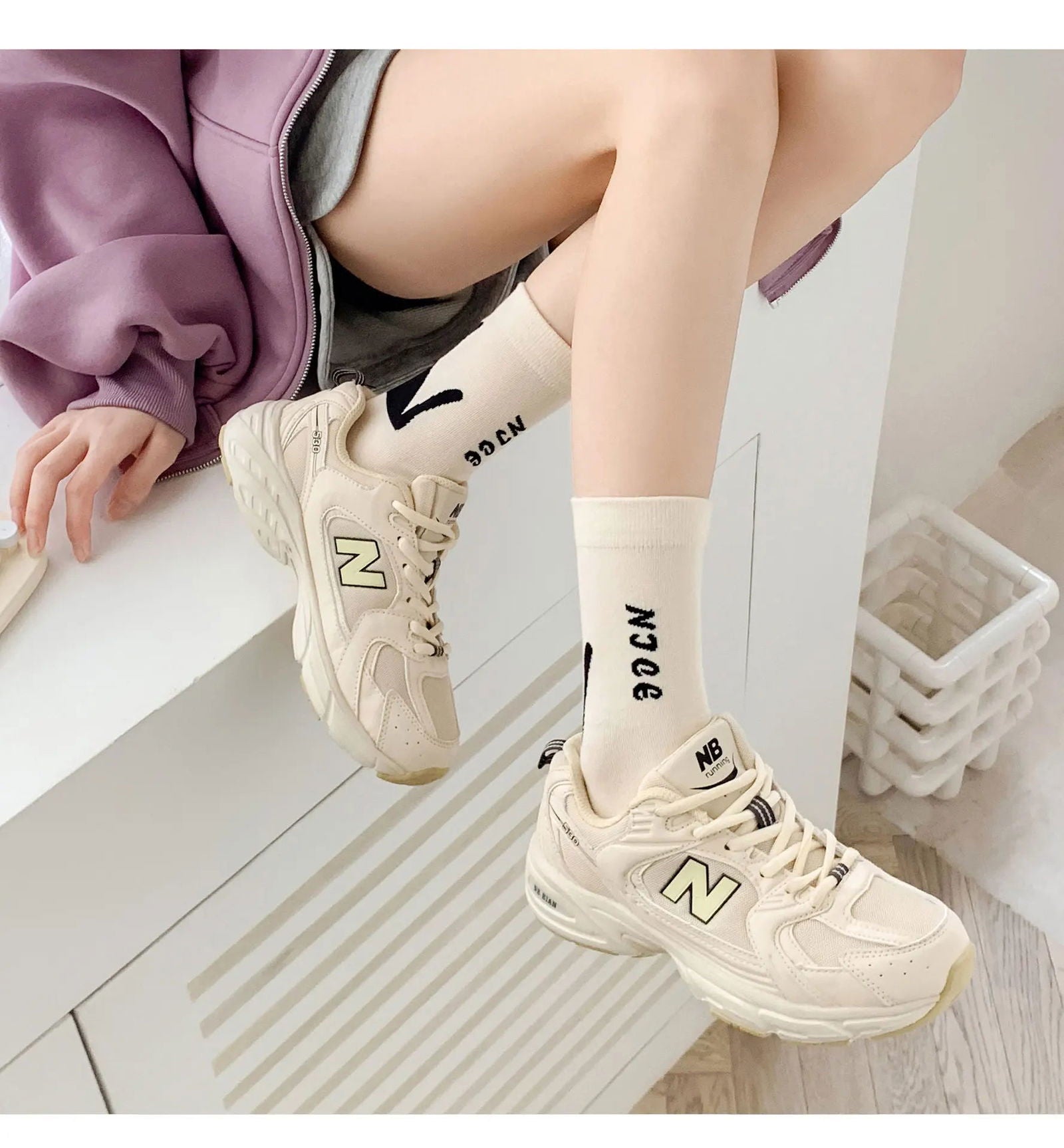 Chaussettes Chat en Coton 