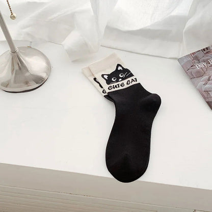 Chaussettes Chat en Coton 