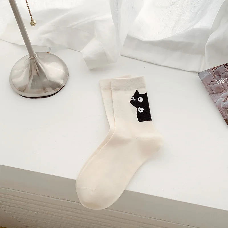 Chaussettes Chat en Coton 