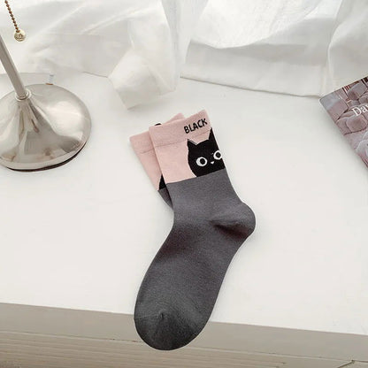 Chaussettes Chat en Coton 