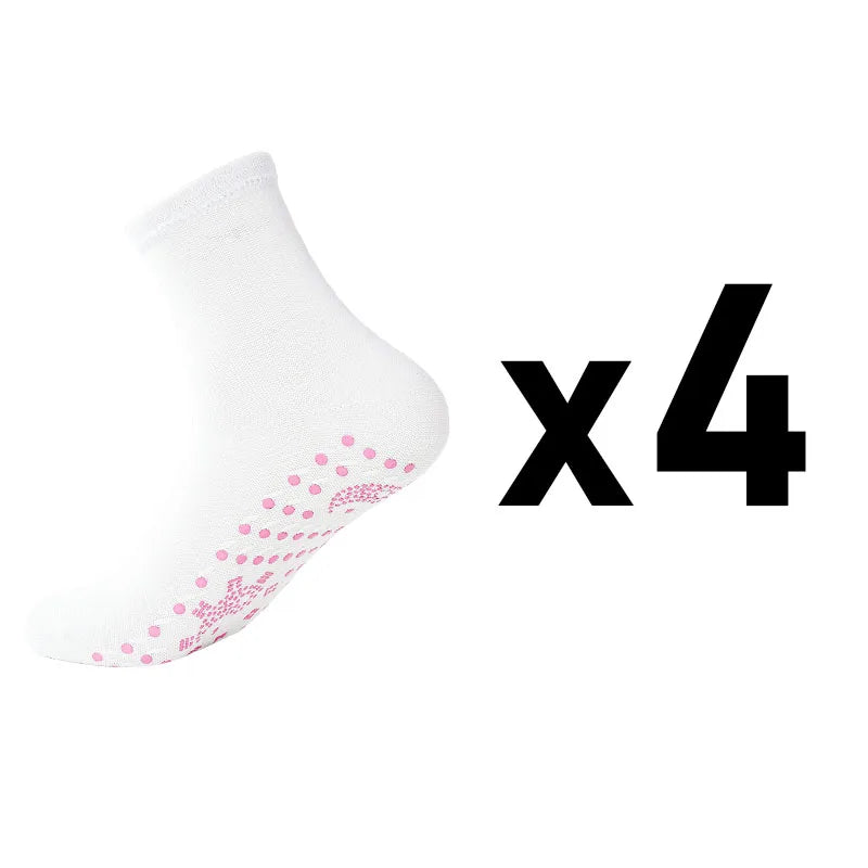 Chaussettes Chauffantes Antidérapantes 