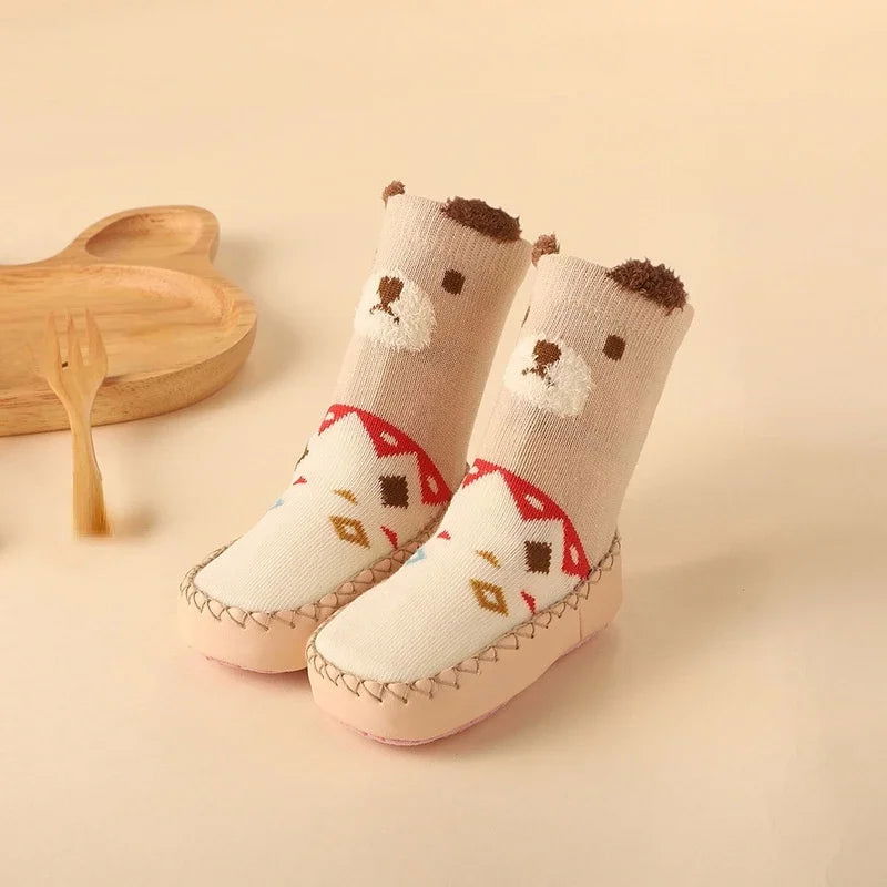 Chaussettes Chaussons Bébé d'Hiver 