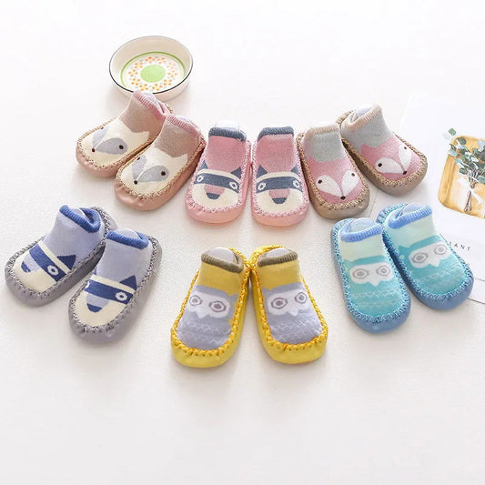 Chaussettes Chaussons Motifs Animaux pour Bébé 