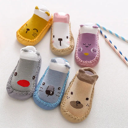 Chaussettes Chaussons Motifs Animaux pour Bébé 