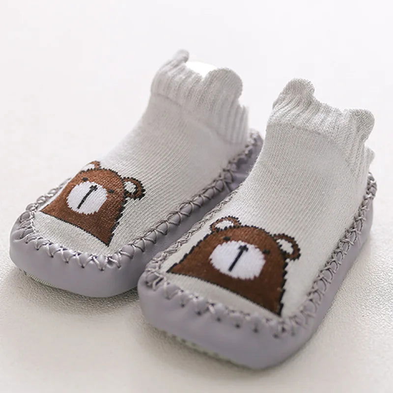 Chaussettes Chaussons Motifs Animaux pour Bébé 