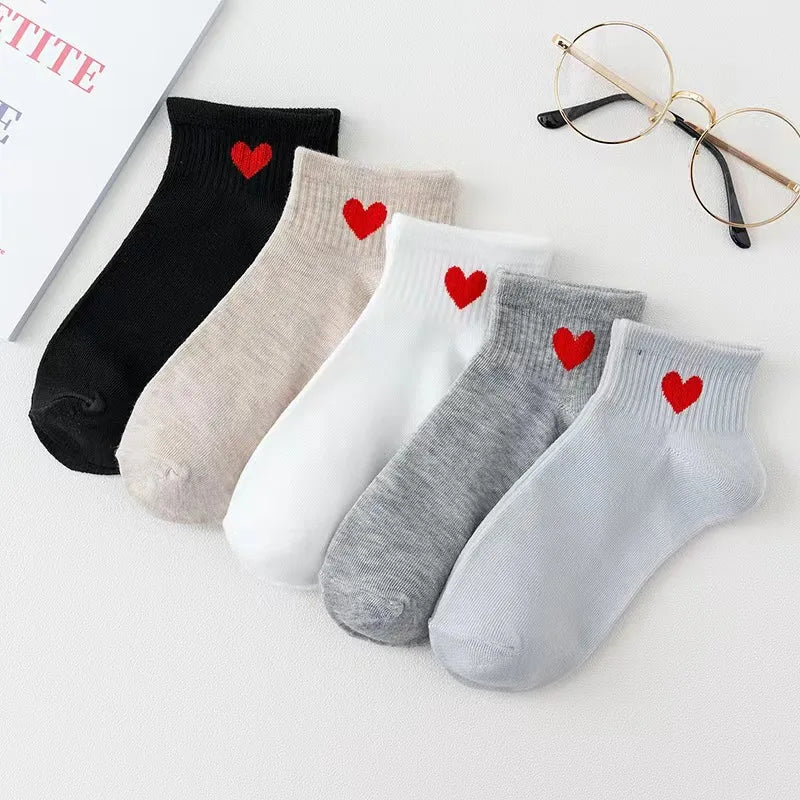 Chaussettes Cœur Pack de 5 