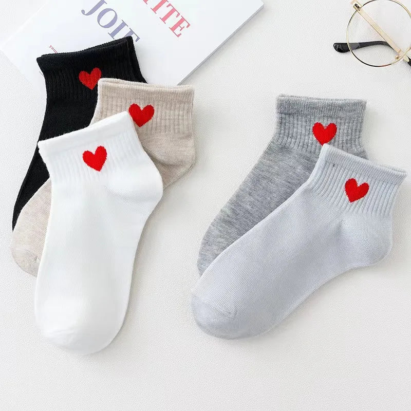 Chaussettes Cœur Pack de 5 