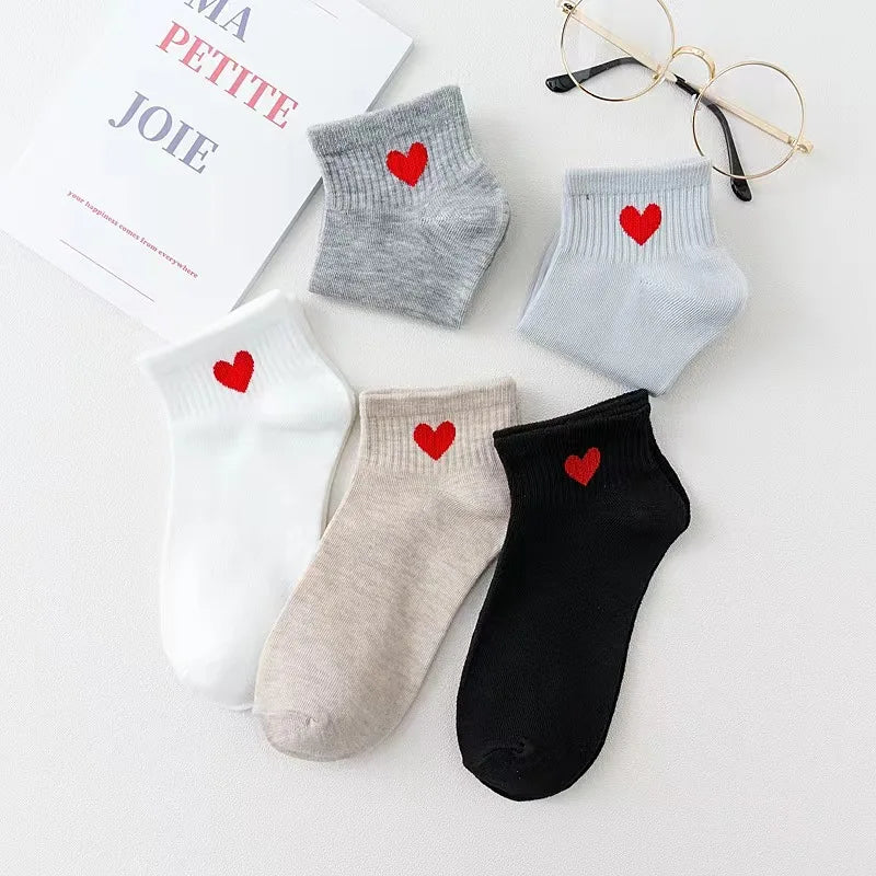 Chaussettes Cœur Pack de 5 