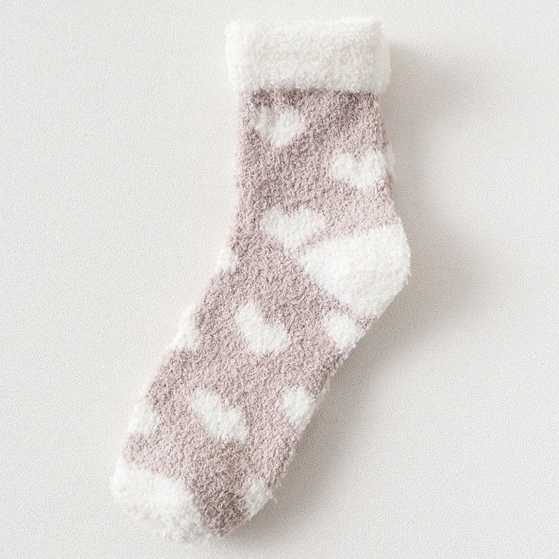 Chaussettes Cœur en Laine 