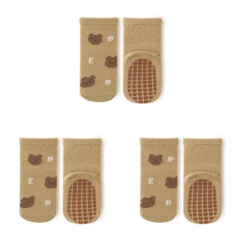 Chaussettes Coordonnantes Antidérapantes pour Bébé 