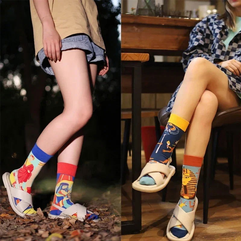 Chaussettes Dépareillées en Coton 