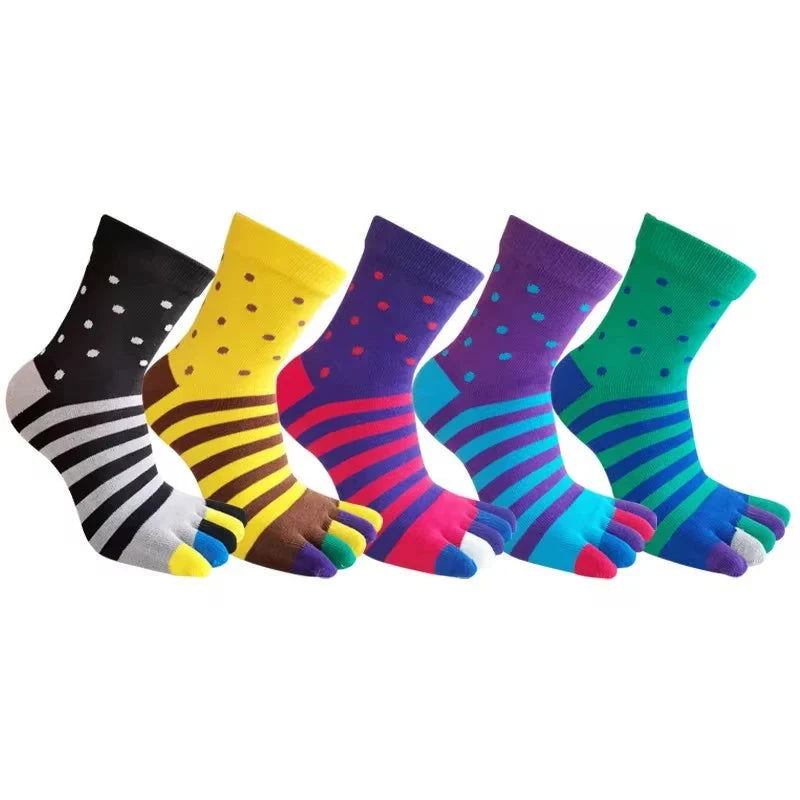 Chaussettes Doigt de Pied Colorées Pack 5 