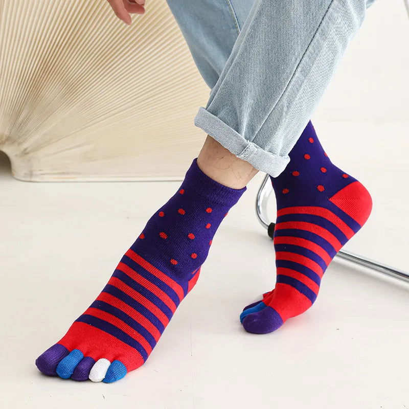 Chaussettes Doigt de Pied Colorées Pack 5 