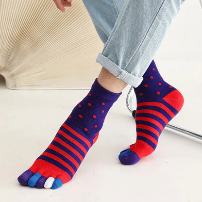 Chaussettes Doigt de Pied Colorées Pack 5 