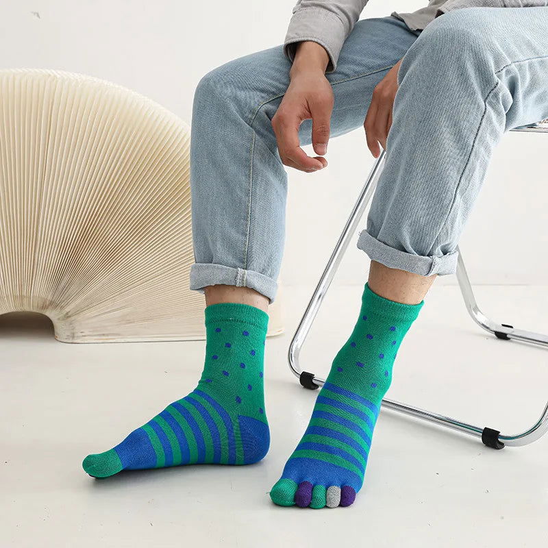 Chaussettes Doigt de Pied Colorées Pack 5 