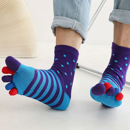 Chaussettes Doigt de Pied Colorées Pack 5 