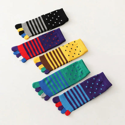 Chaussettes Doigt de Pied Colorées Pack 5 