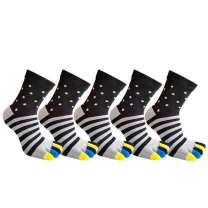 Chaussettes Doigt de Pied Colorées Pack 5 