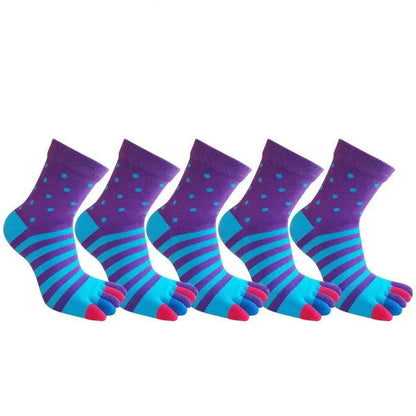 Chaussettes Doigt de Pied Colorées Pack 5 