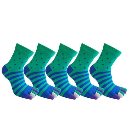 Chaussettes Doigt de Pied Colorées Pack 5 