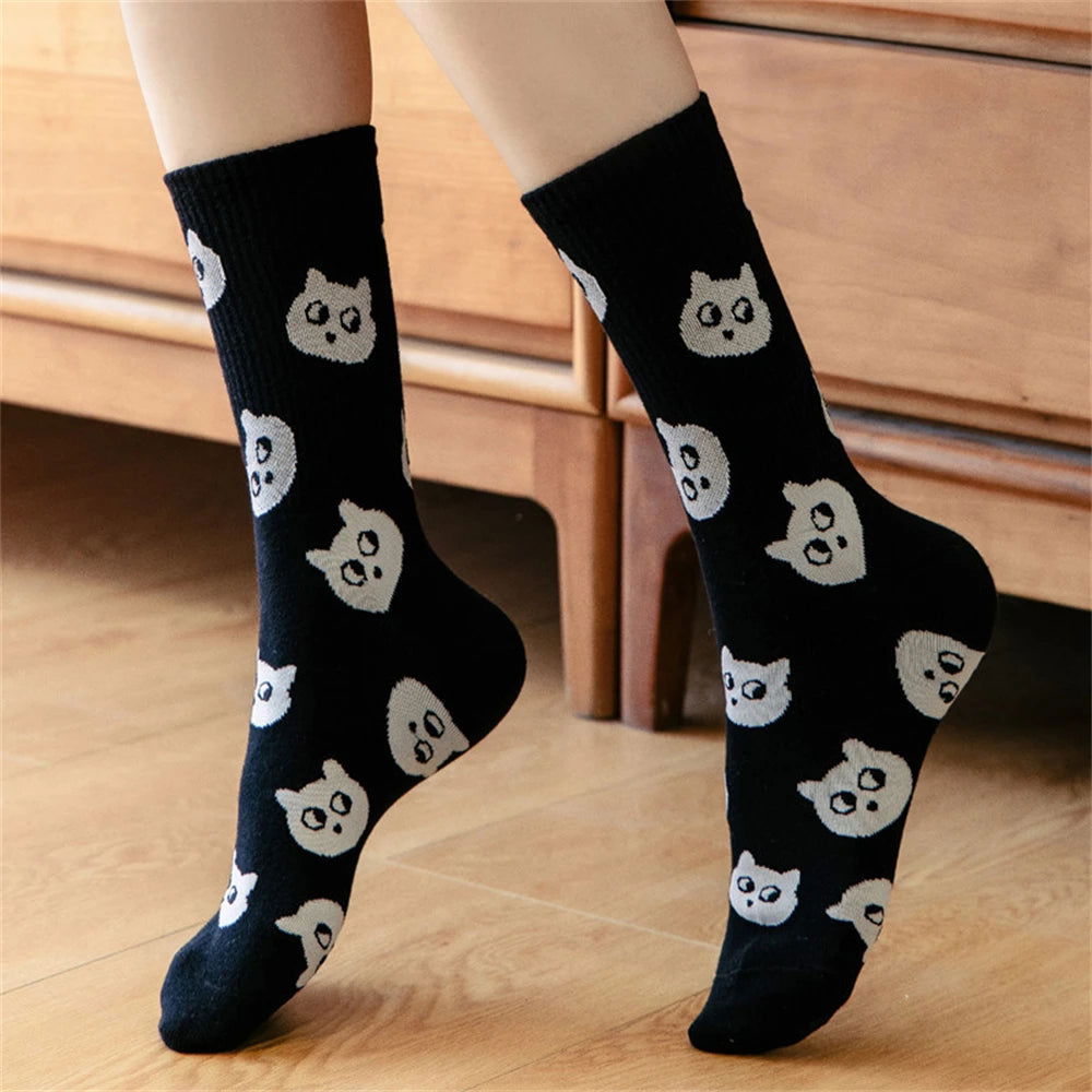 Chaussettes Élastiques Chat 