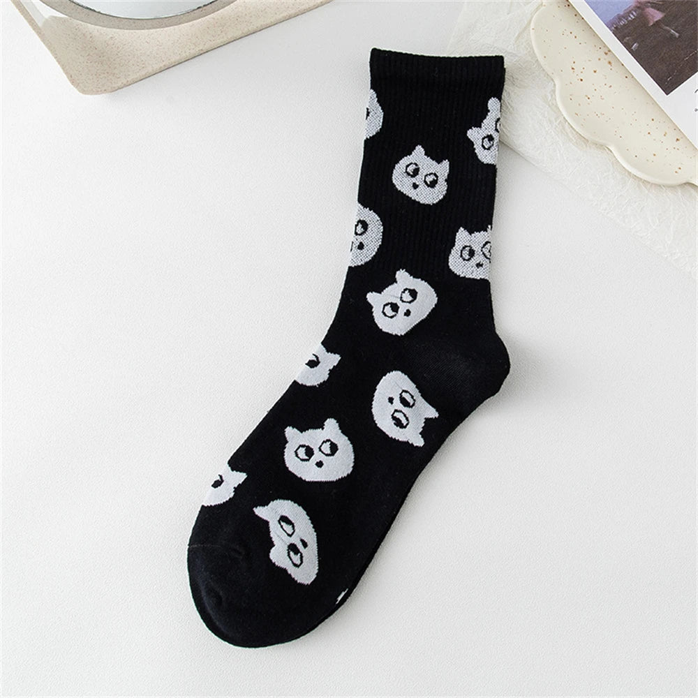 Chaussettes Élastiques Chat 