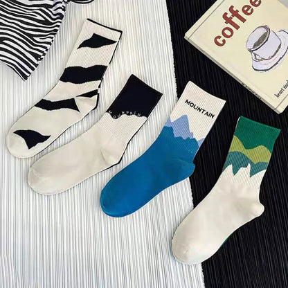 Chaussettes Hautes Dépareillées 