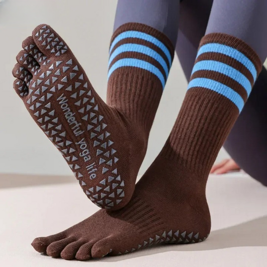 Chaussettes Hautes de Pilates 