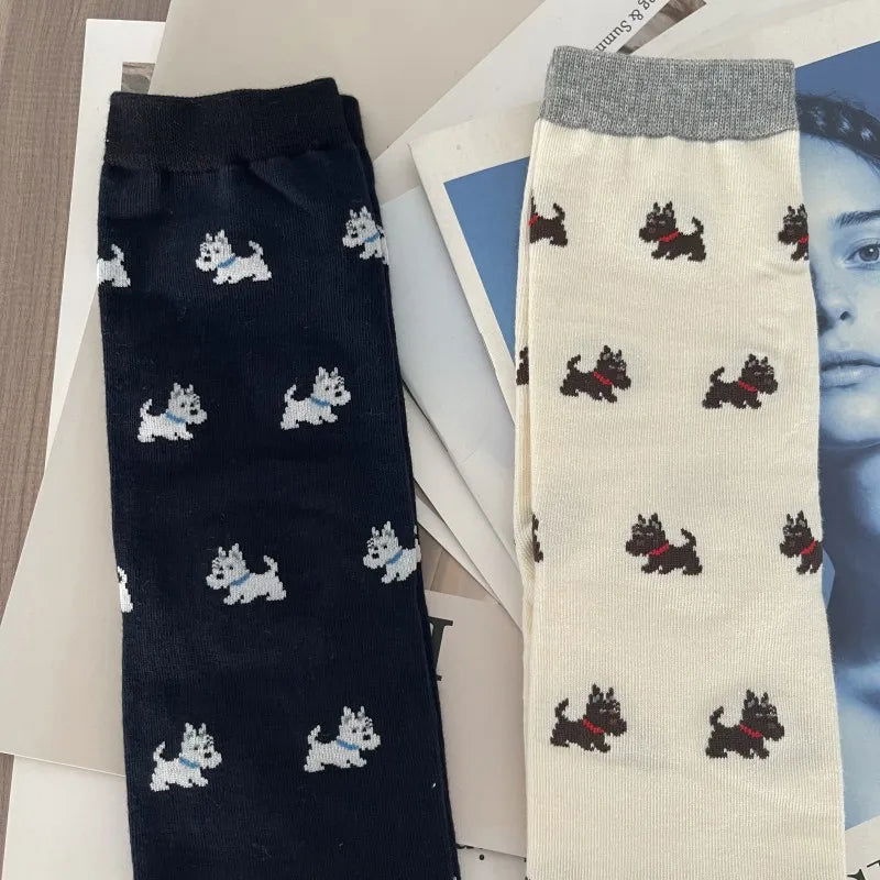 Chaussettes Japonaises Motif Chien 