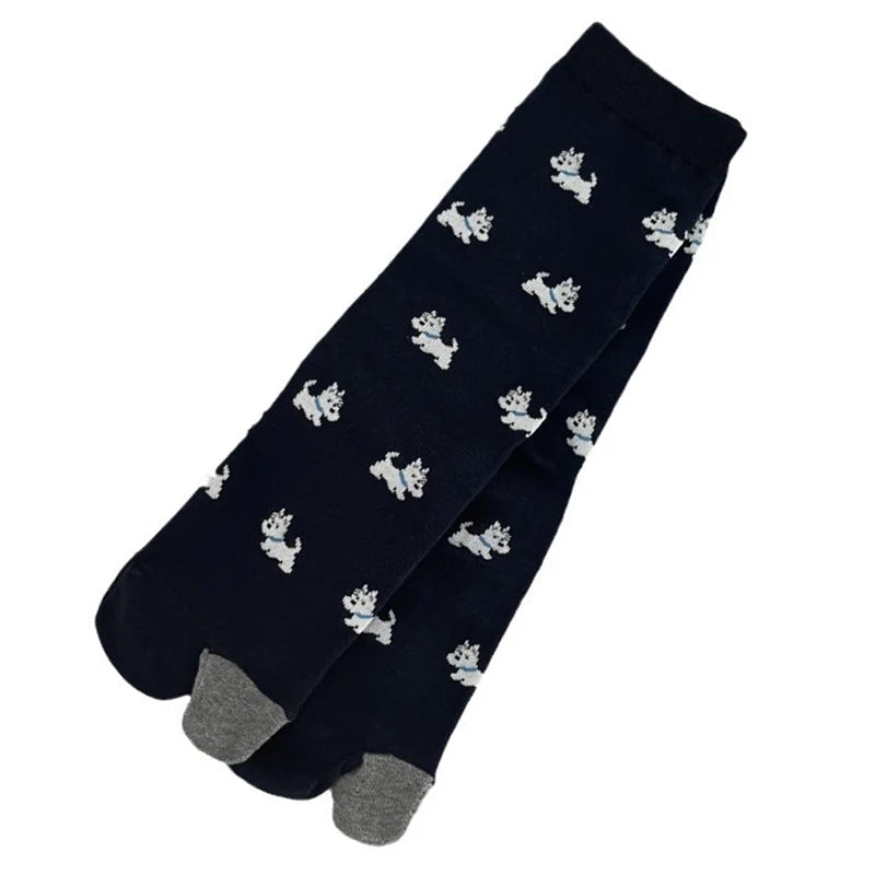 Chaussettes Japonaises Motif Chien 