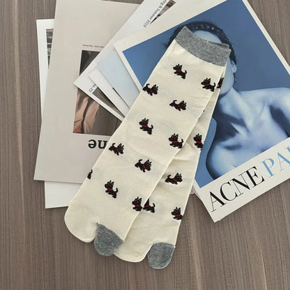 Chaussettes Japonaises Motif Chien 