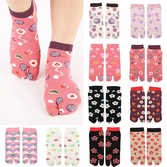 Chaussettes Japonaises á Motifs 