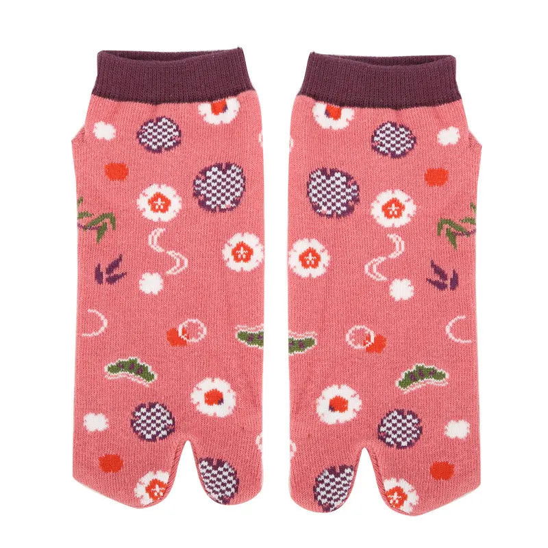 Chaussettes Japonaises á Motifs 